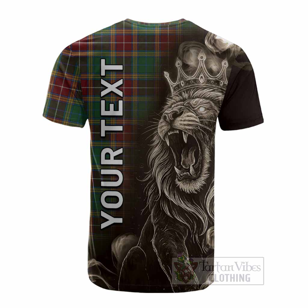 Baxter Tartan Cotton T-shirt Roaring Lion Heritage