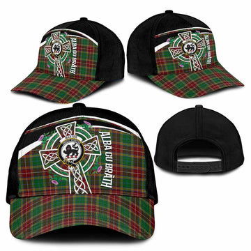Baxter Tartan Crest Classic Cap Scottish Thistle Celtic Cross Alba Gu Brath