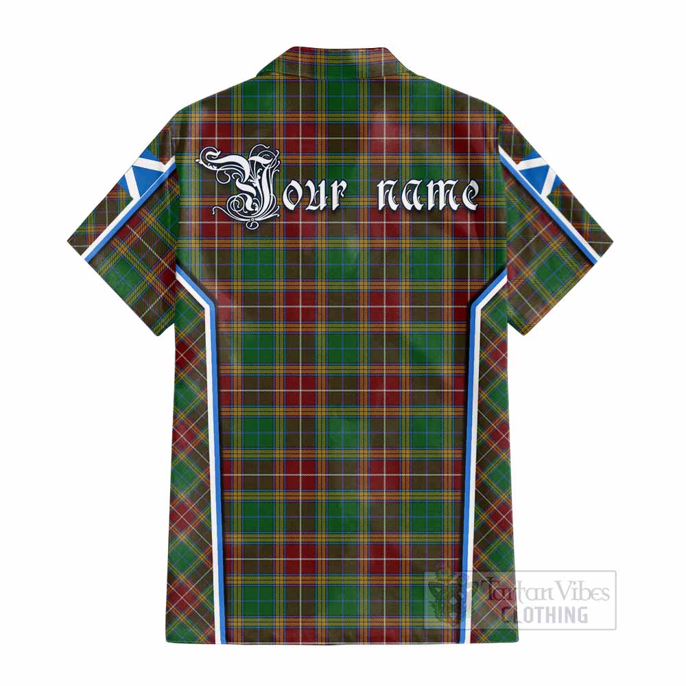 Baxter Tartan Crest Cotton Hawaiian Shirt Scotland Coat of Arm Flag Style - Tartan Vibes Clothing