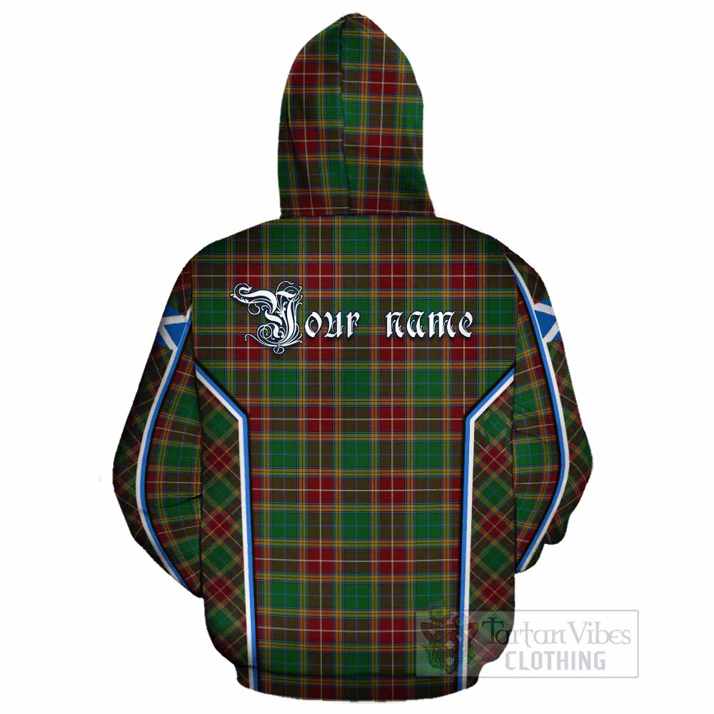 Baxter Tartan Crest Cotton Hoodie Scotland Coat of Arm Flag Style - Tartan Vibes Clothing