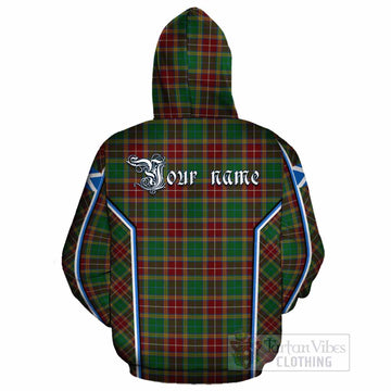 Baxter Tartan Crest Cotton Hoodie Scotland Coat of Arm Flag Style