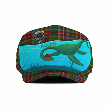 Baxter Tartan Crest Flat Cap, Jeff Cap Nessie Under Water