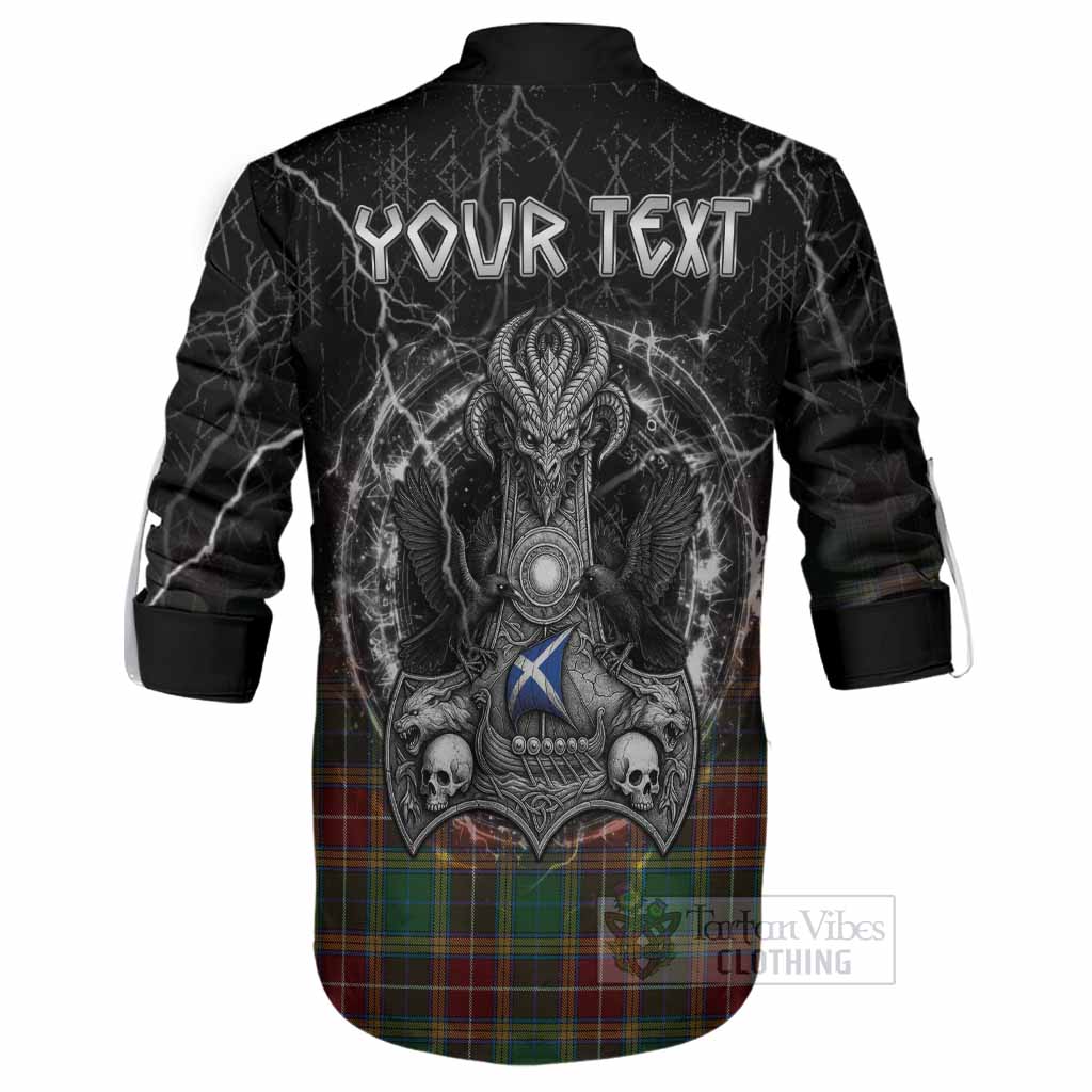 Baxter Tartan Crest Ghillie Shirt Celtic Odin's Raven Legacy