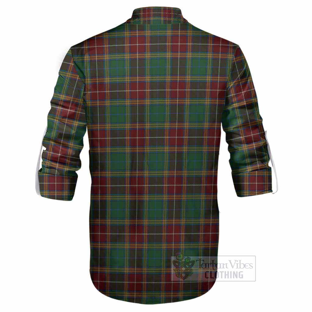 Baxter Tartan Crest Ghillie Shirt Ferocious Lion Style