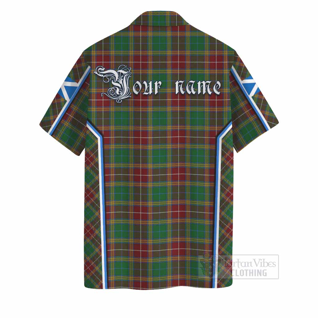 Baxter Tartan Crest Hawaiian Shirt Scotland Coat of Arm Flag Style - Tartan Vibes Clothing
