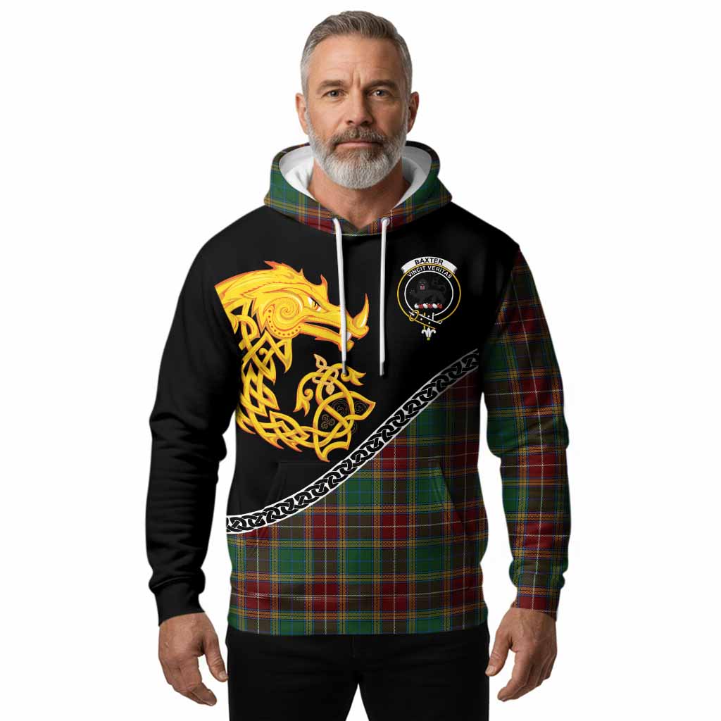 Baxter Tartan Crest Hoodie Legendary Dragon Knot Half Style