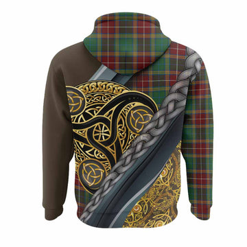 Baxter Tartan Crest Hoodie Scottish Triskele Celtic