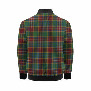 Baxter Tartan Crest Kid Bomber Jacket Ferocious Lion Style