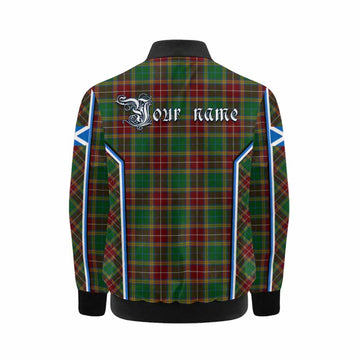 Baxter Tartan Crest Kid Bomber Jacket Scotland Coat of Arm Flag Style - Tartan Vibes Clothing