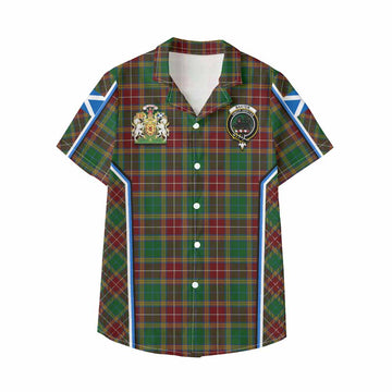 Baxter Tartan Crest Kid Hawaiian Shirt Scotland Coat of Arm Flag Style - Tartan Vibes Clothing