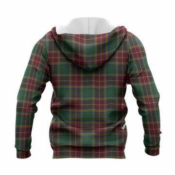 Baxter Tartan Crest Knitted Hoodie Ferocious Lion Style