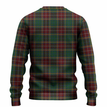 Baxter Tartan Crest Knitted Sweater Ferocious Lion Style