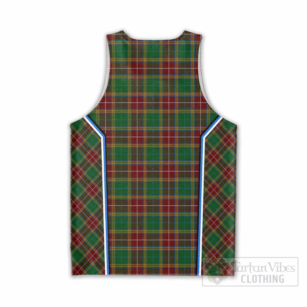 Baxter Tartan Crest Men Tank Top Scotland Coat of Arm Flag Style - Tartan Vibes Clothing