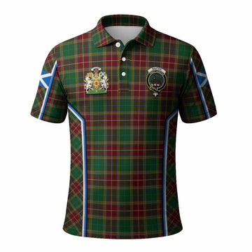 Baxter Tartan Crest Polo Shirt Scotland Coat of Arm Flag Style - Tartan Vibes Clothing
