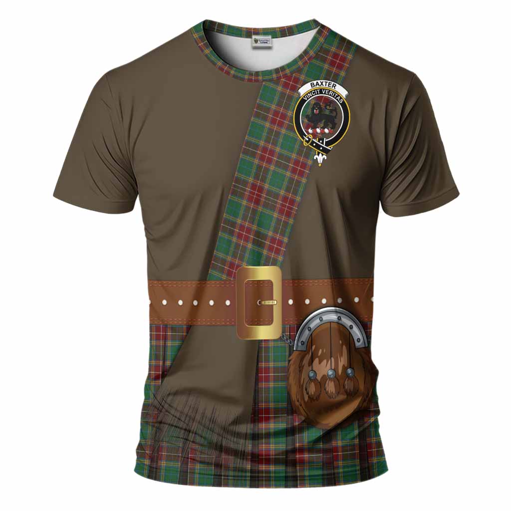 Baxter Tartan Crest T-Shirt Kilt Costume Style