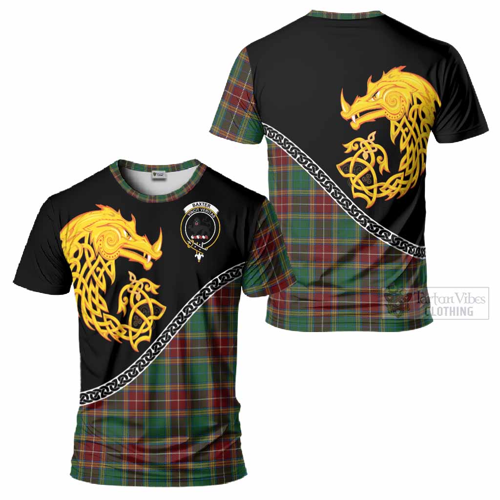 Baxter Tartan Crest T-Shirt Legendary Dragon Knot Half Style