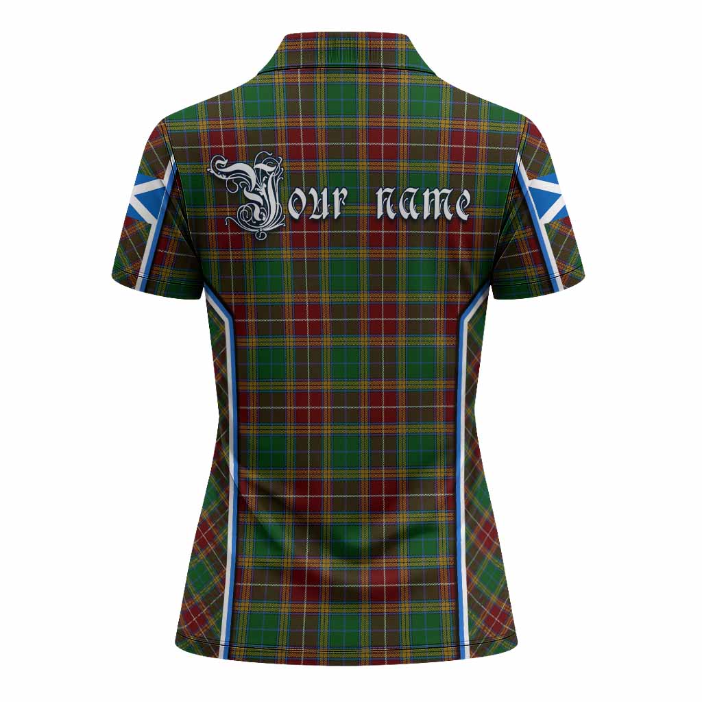 Baxter Tartan Crest Women's Polo Shirt Scotland Coat of Arm Flag Style - Tartan Vibes Clothing