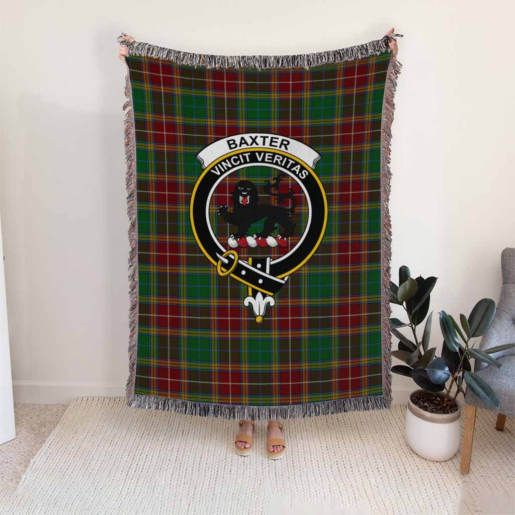 Baxter Tartan Crest Woven Blanket - Tartan Vibes Clothing