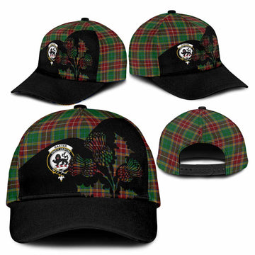 Baxter Tartan Family Crest Classic Cap Scotland Thistle Floral Flag Style