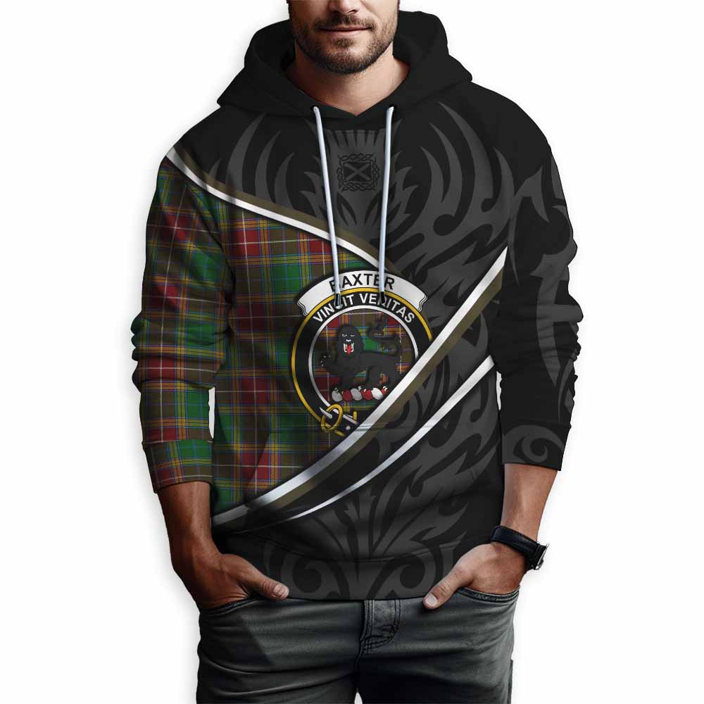 Baxter Tartan Family Crest Hoodie Celtic Scottish Thistle Floral - Tartan Vibes Clothing