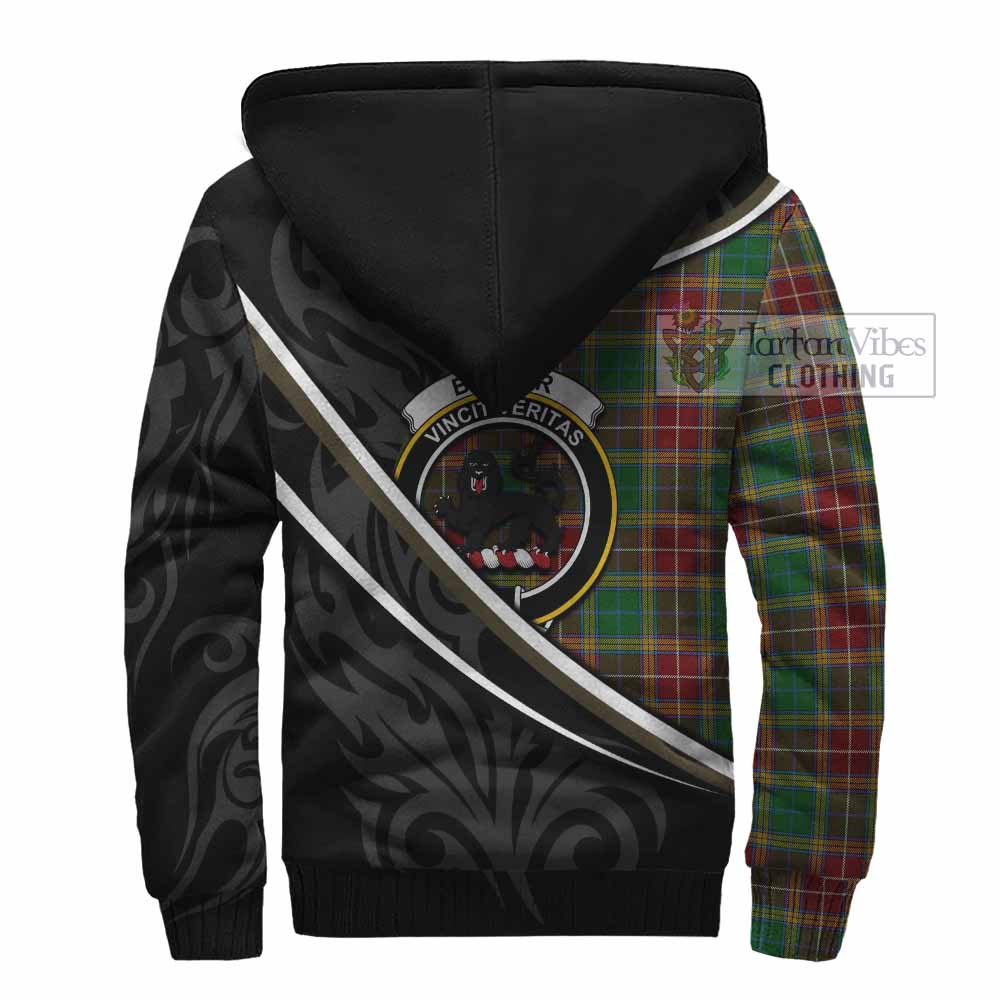 Baxter Tartan Family Crest Sherpa Hoodie Celtic Scottish Thistle Floral - Tartan Vibes Clothing
