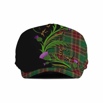 Baxter Tartan Flat Cap, Jeff Cap Scottish Thistle Pride Heritage Art