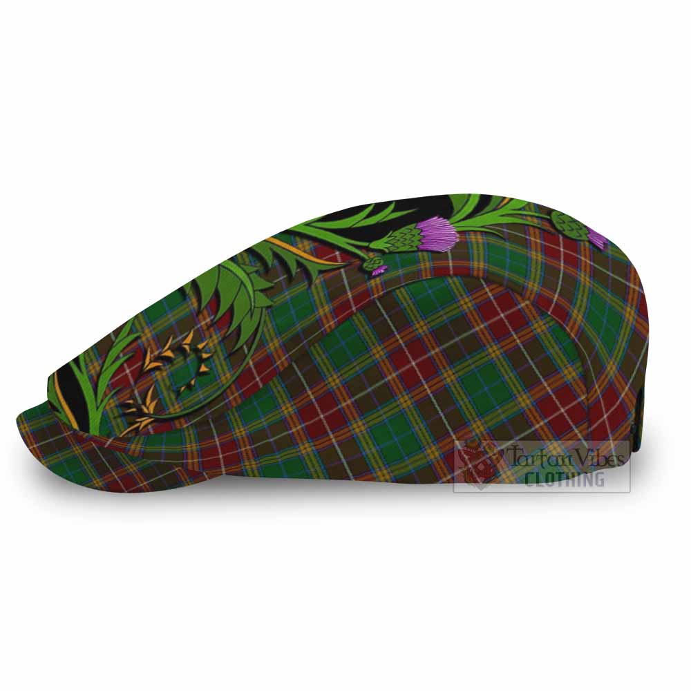 Baxter Tartan Flat Cap, Jeff Cap Scottish Thistle Pride Heritage Art - Tartan Vibes Clothing