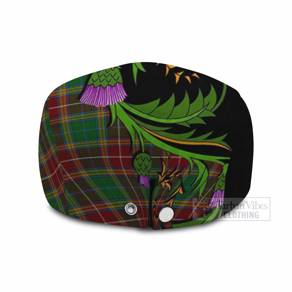 Baxter Tartan Flat Cap, Jeff Cap Scottish Thistle Pride Heritage Art - Tartan Vibes Clothing