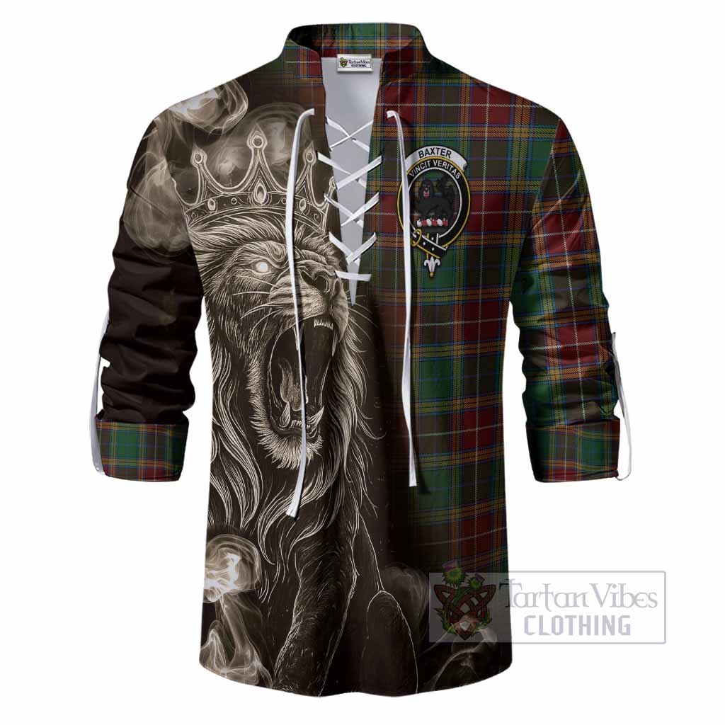 Baxter Tartan Ghillie Shirt Roaring Lion Heritage