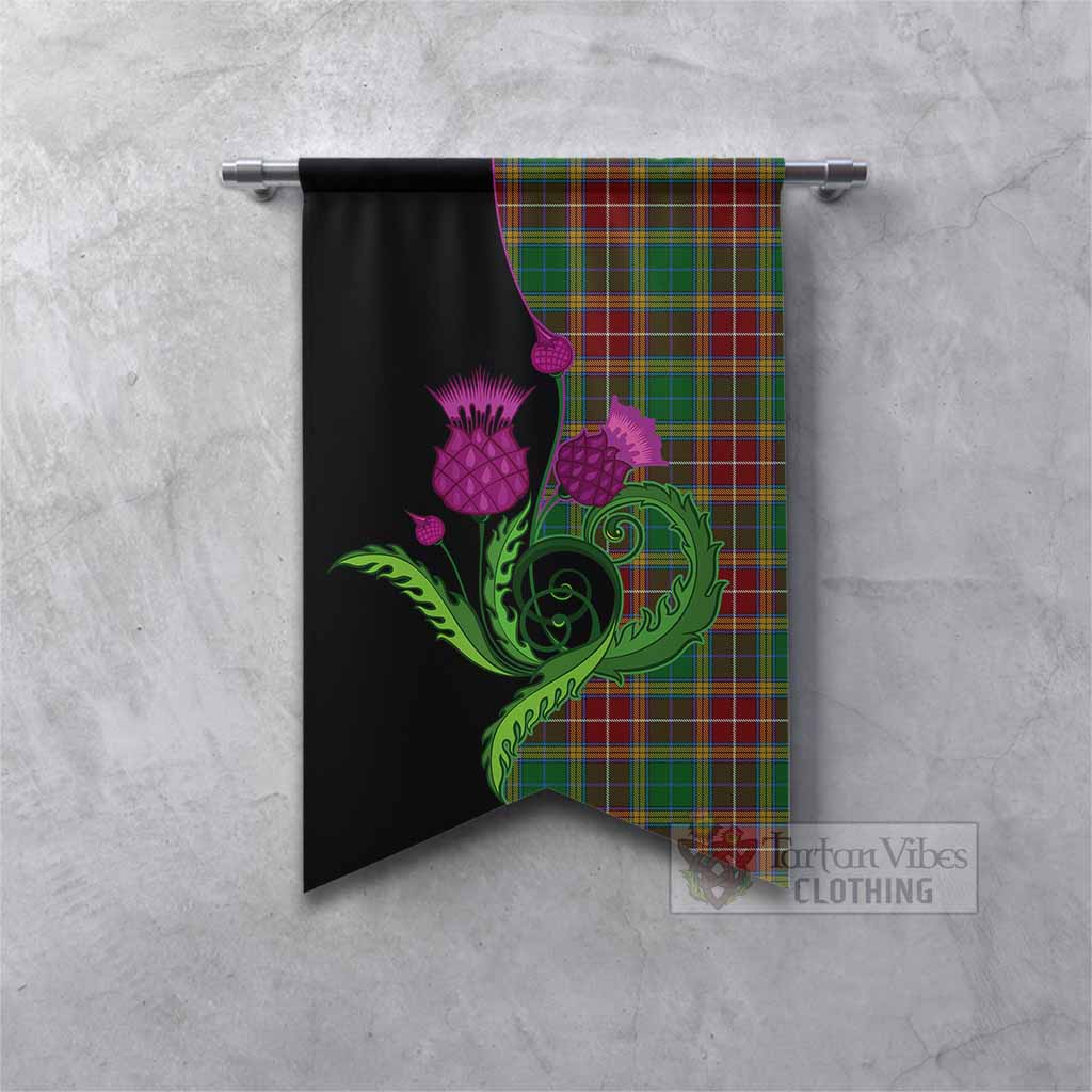 Baxter Tartan Gonfalon Traditional Scottish Thistle Fishtail - Tartan Vibes Clothing