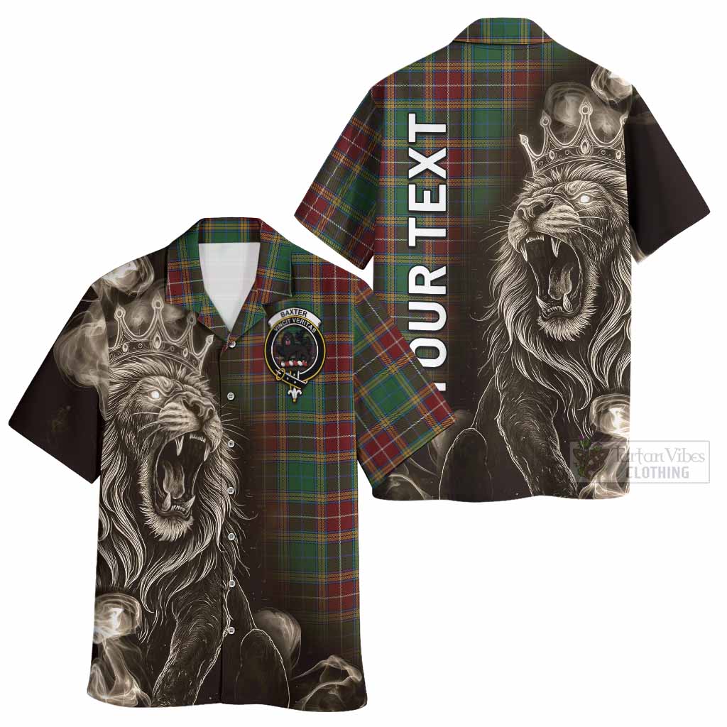 Baxter Tartan Hawaiian Shirt Roaring Lion Heritage