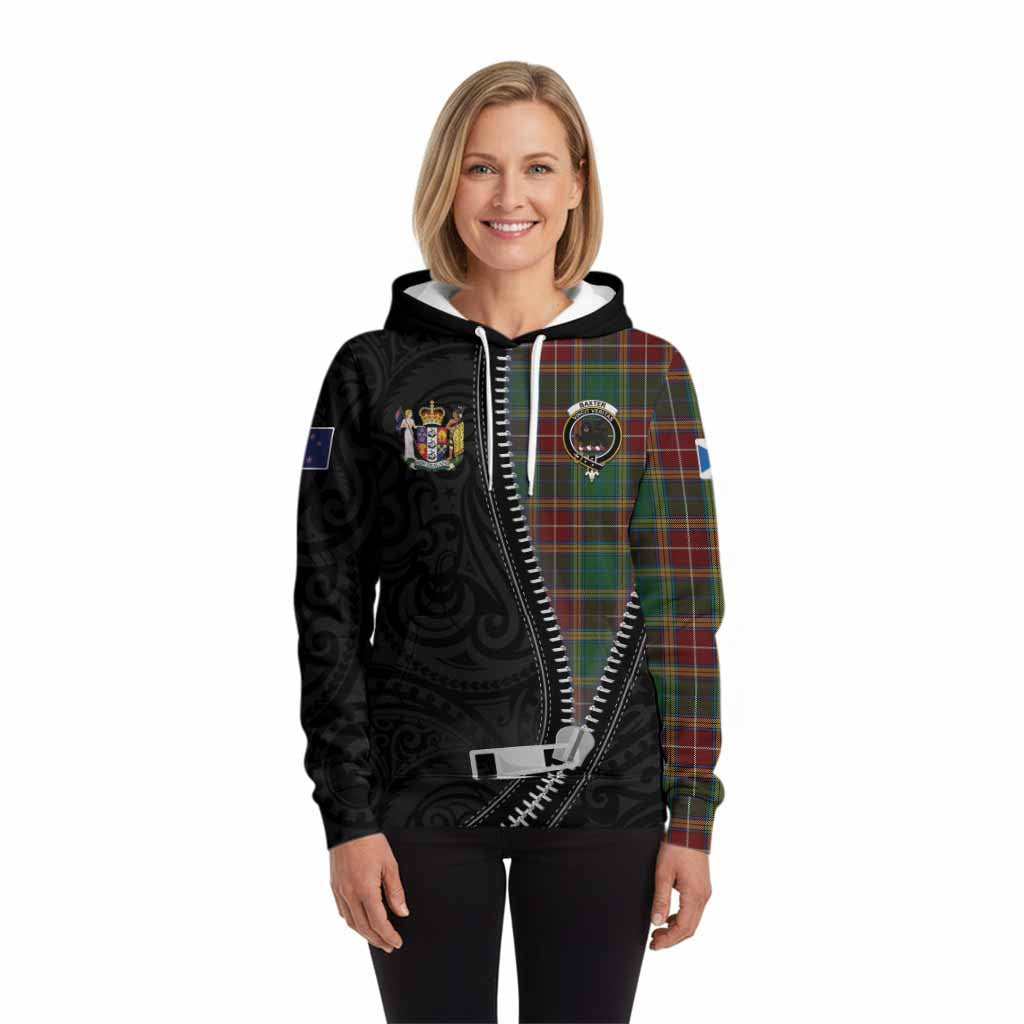 Baxter Tartan Hoodie New Zealand Pattern Unique Zipper Stylized