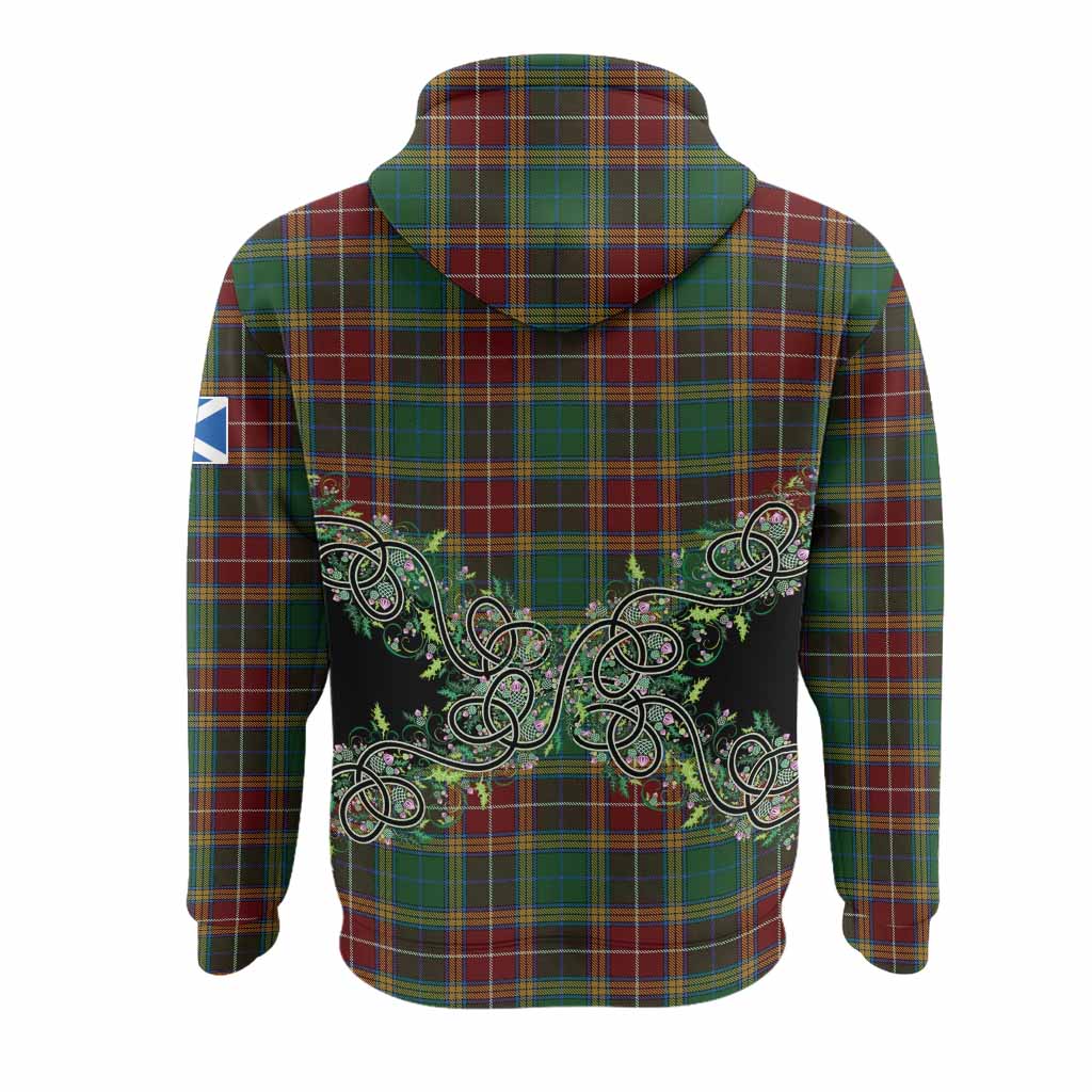 Baxter Tartan Hoodie Thistle Scottish Spirit