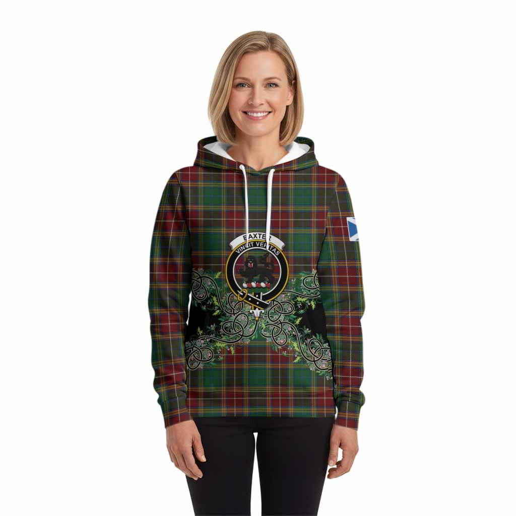 Baxter Tartan Hoodie Thistle Scottish Spirit
