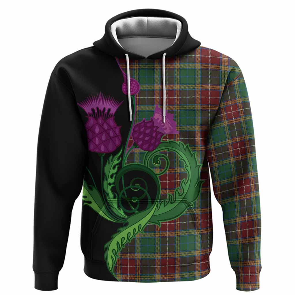 Baxter Tartan Hoodie Traditional Scottish Thistle