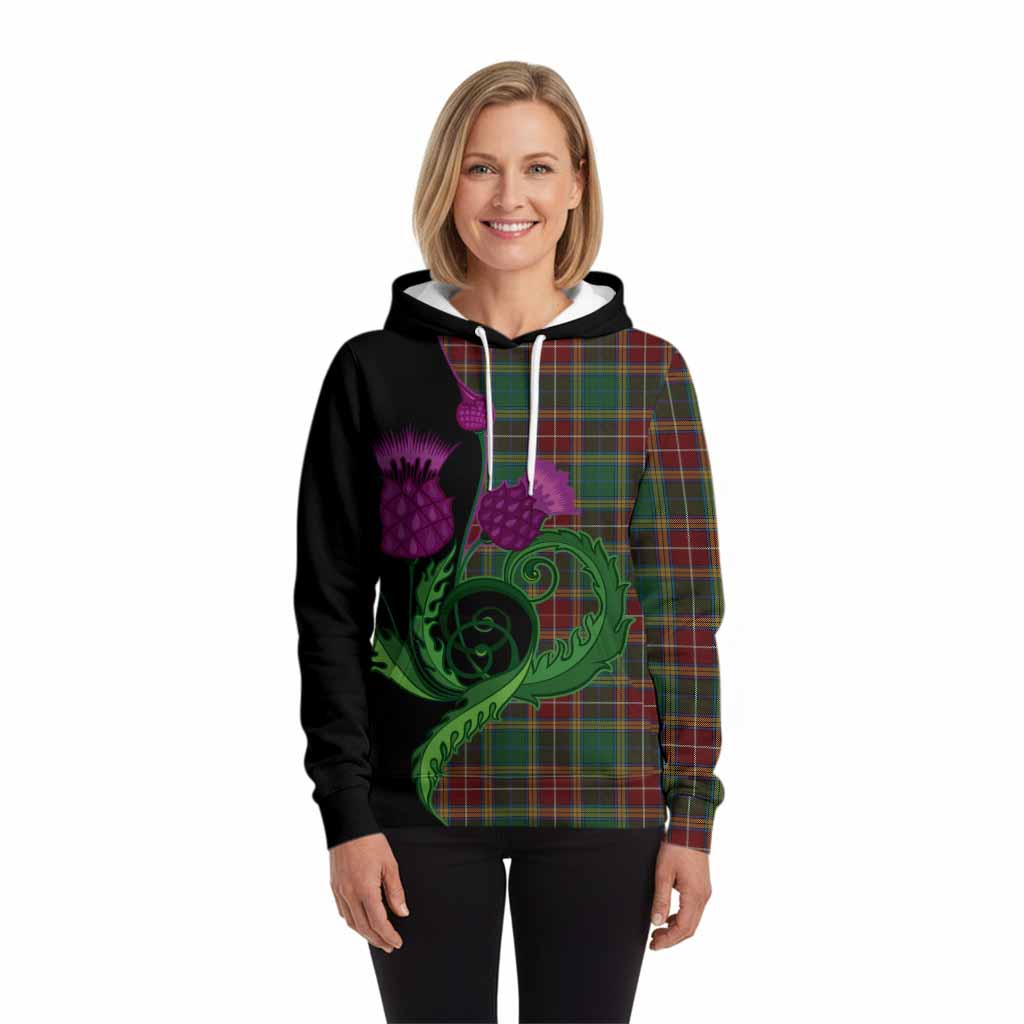 Baxter Tartan Hoodie Traditional Scottish Thistle