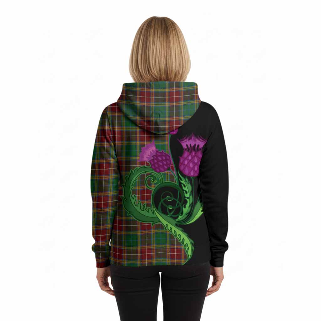 Baxter Tartan Hoodie Traditional Scottish Thistle