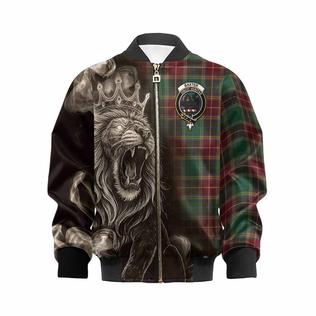 Baxter Tartan Kid Bomber Jacket Roaring Lion Heritage