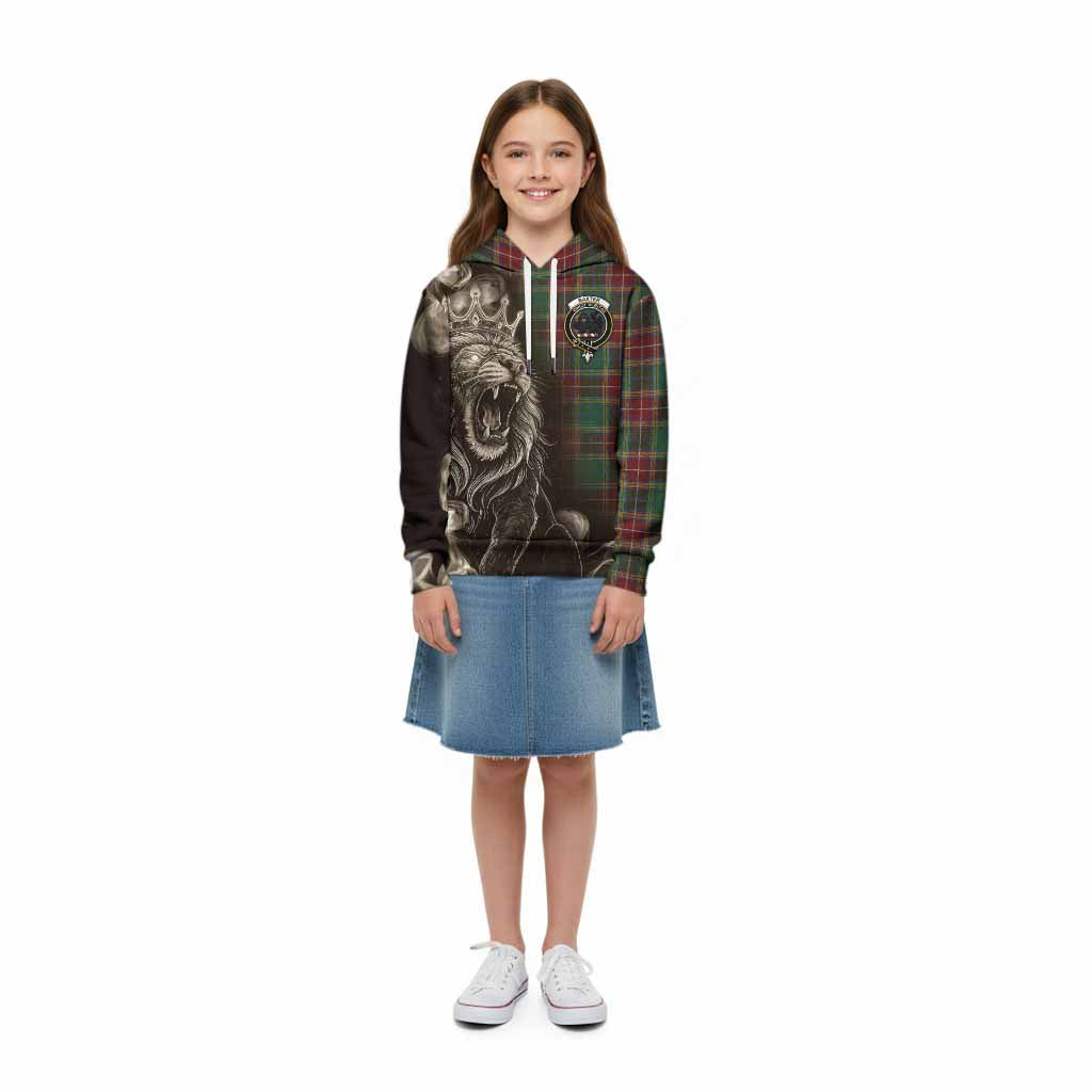 Baxter Tartan Kid Hoodie Roaring Lion Heritage
