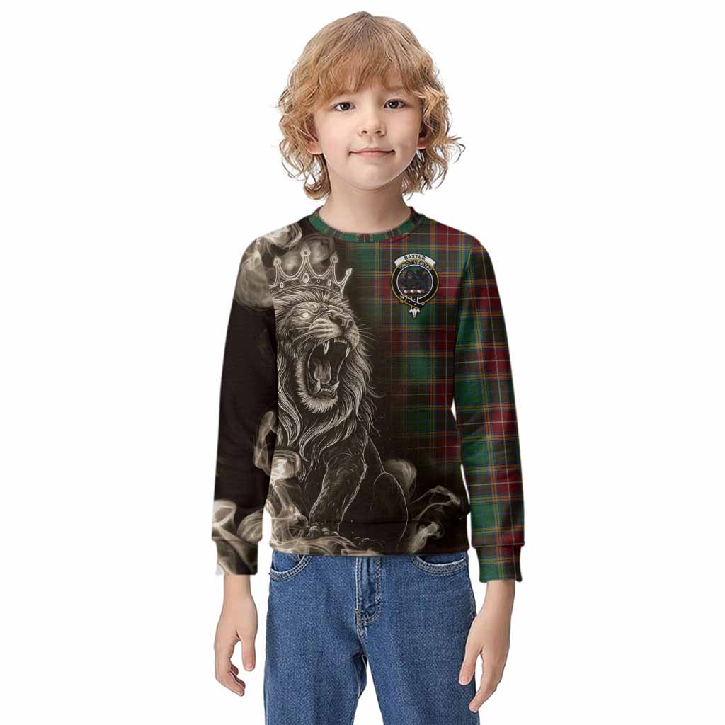 Baxter Tartan Kid Knitted Sweatshirt Roaring Lion Heritage