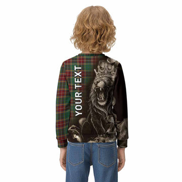 Baxter Tartan Kid Knitted Sweatshirt Roaring Lion Heritage