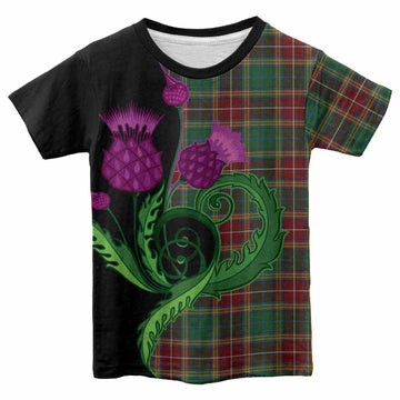 Baxter Tartan Kid T-shirt Traditional Scottish Thistle