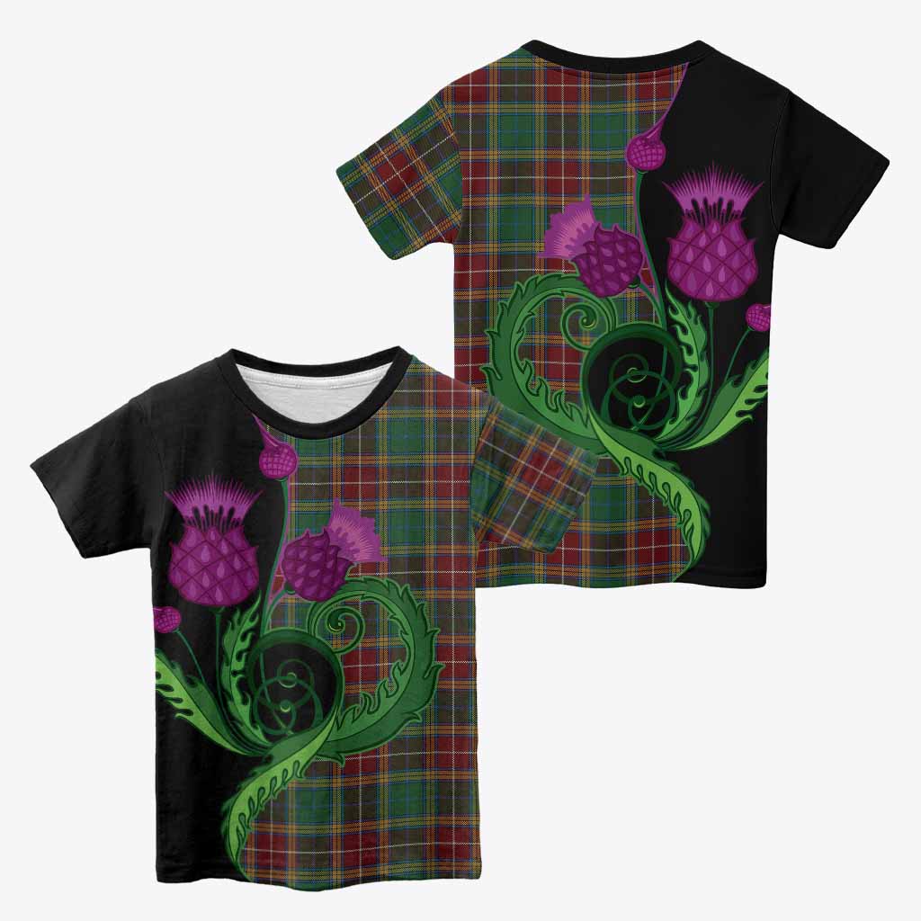 Baxter Tartan Kid T-shirt Traditional Scottish Thistle