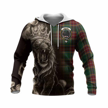 Baxter Tartan Knitted Hoodie Roaring Lion Heritage