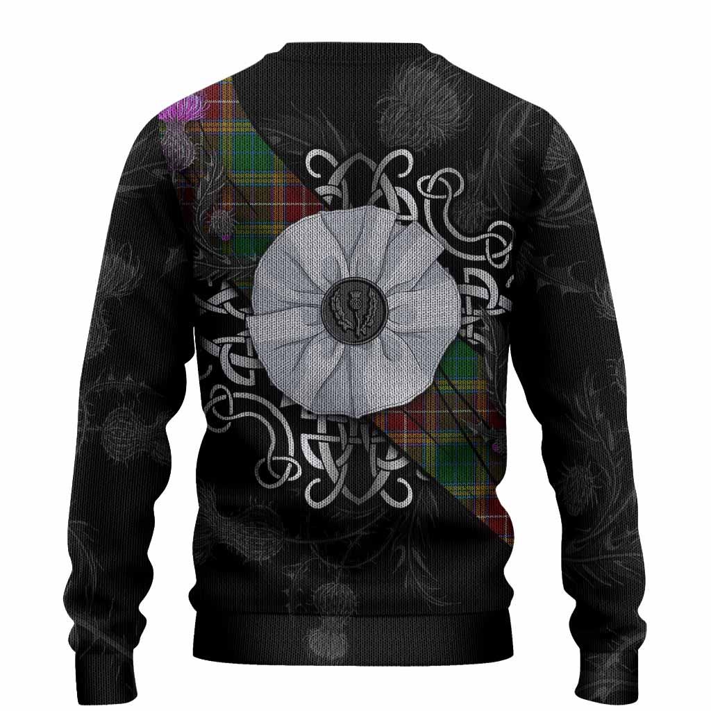 Baxter Tartan Knitted Sweater Jacobite White Rose