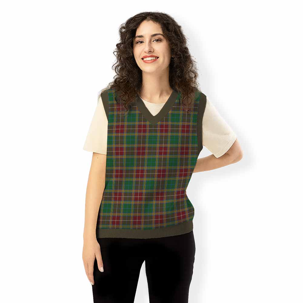 Baxter Tartan Knitted V-Neck Vest - Tartan Vibes Clothing