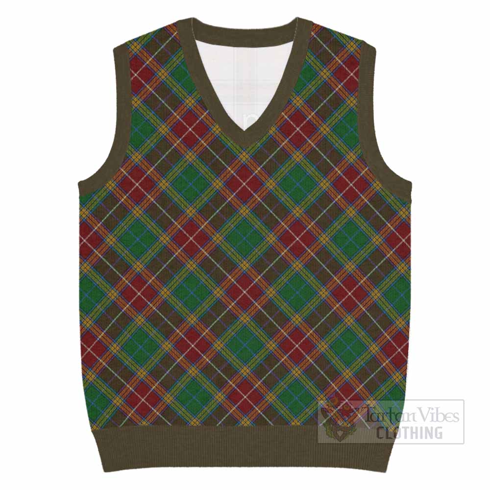Baxter Tartan  Knitted V-Neck Vest Cross Style