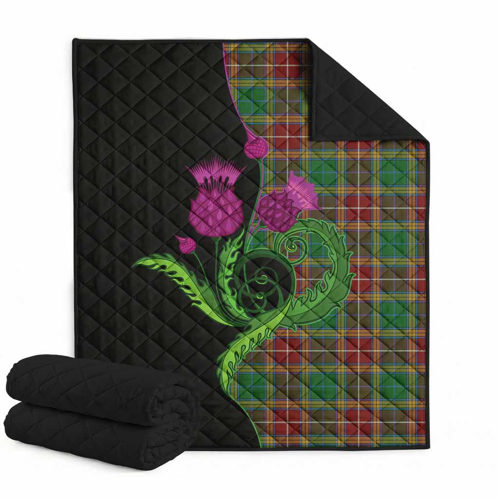 Baxter Tartan Premium Quilt Traditional Scottish Thistle Super King Quilt 91" x 110" - Tartan Vibes Clothing
