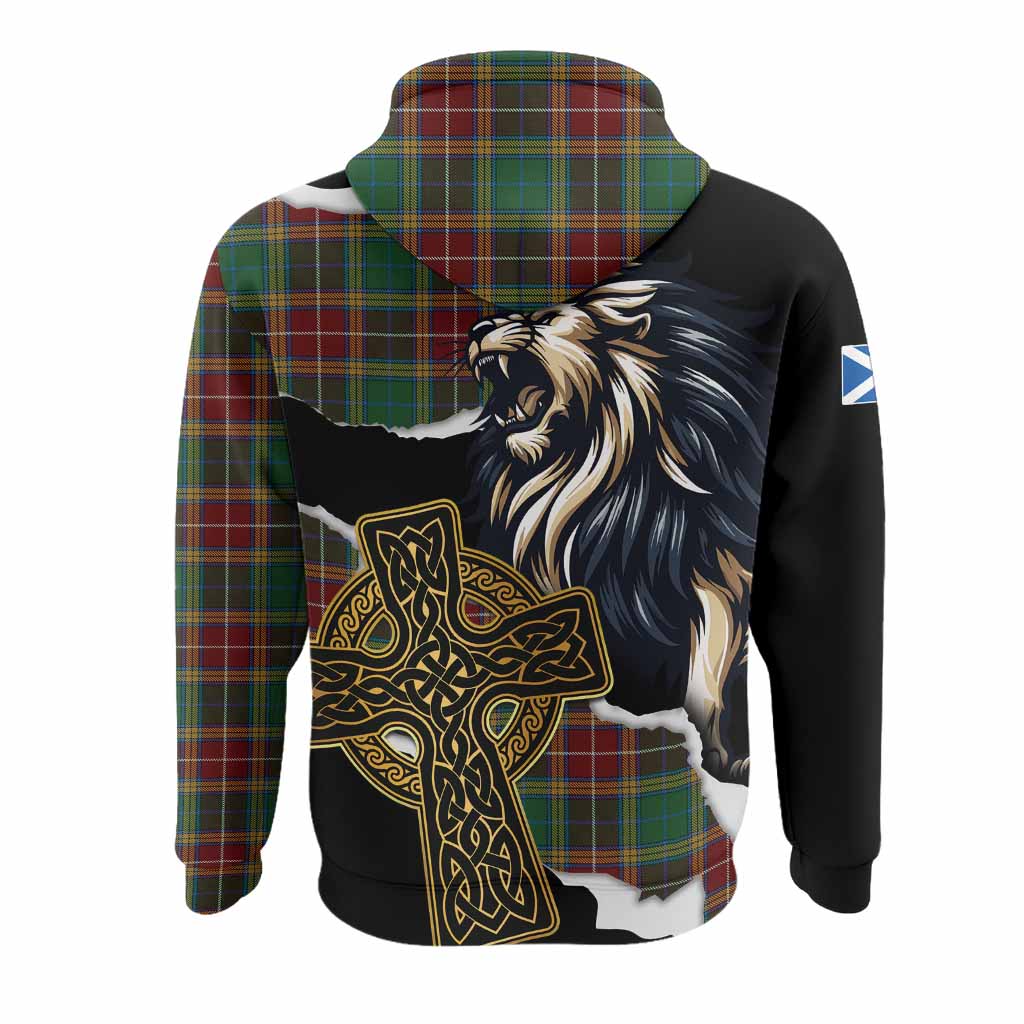 Baxter Tartan Scottish Hoodie Lion Celtic Heritage