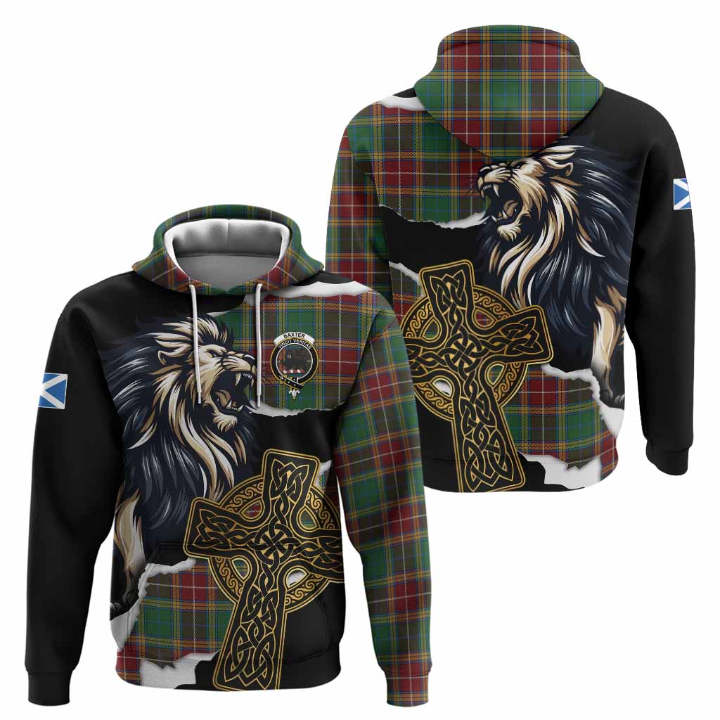 Baxter Tartan Scottish Hoodie Lion Celtic Heritage
